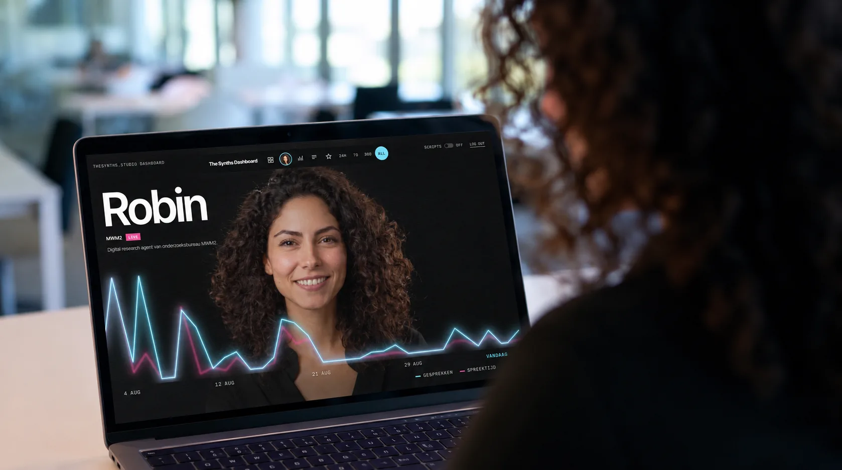 Live dashboard met Robin, digital research agent van MWM2